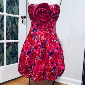 BCBGMAXAZRIA Begonia Strapless Mini Dress